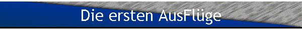 Die ersten AusFlge